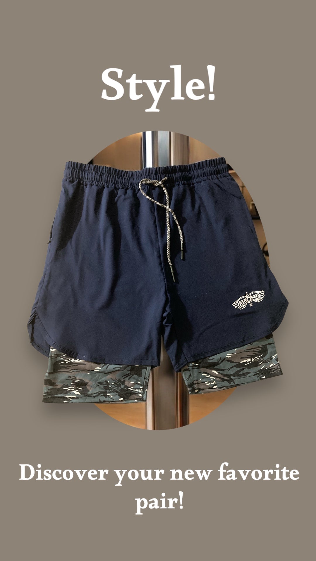 Male Workout Sweat Short