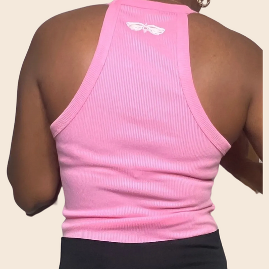 Multi-color Tank Tops: Round neck, Knitted, and breathable