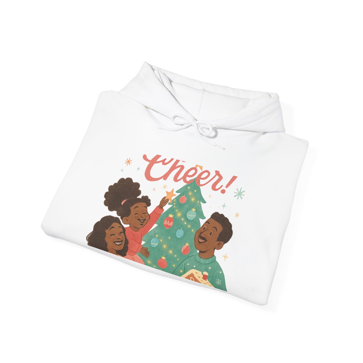 Family Decorating Christmas Tree Hoodie | Holiday Cheer Kids & Adults