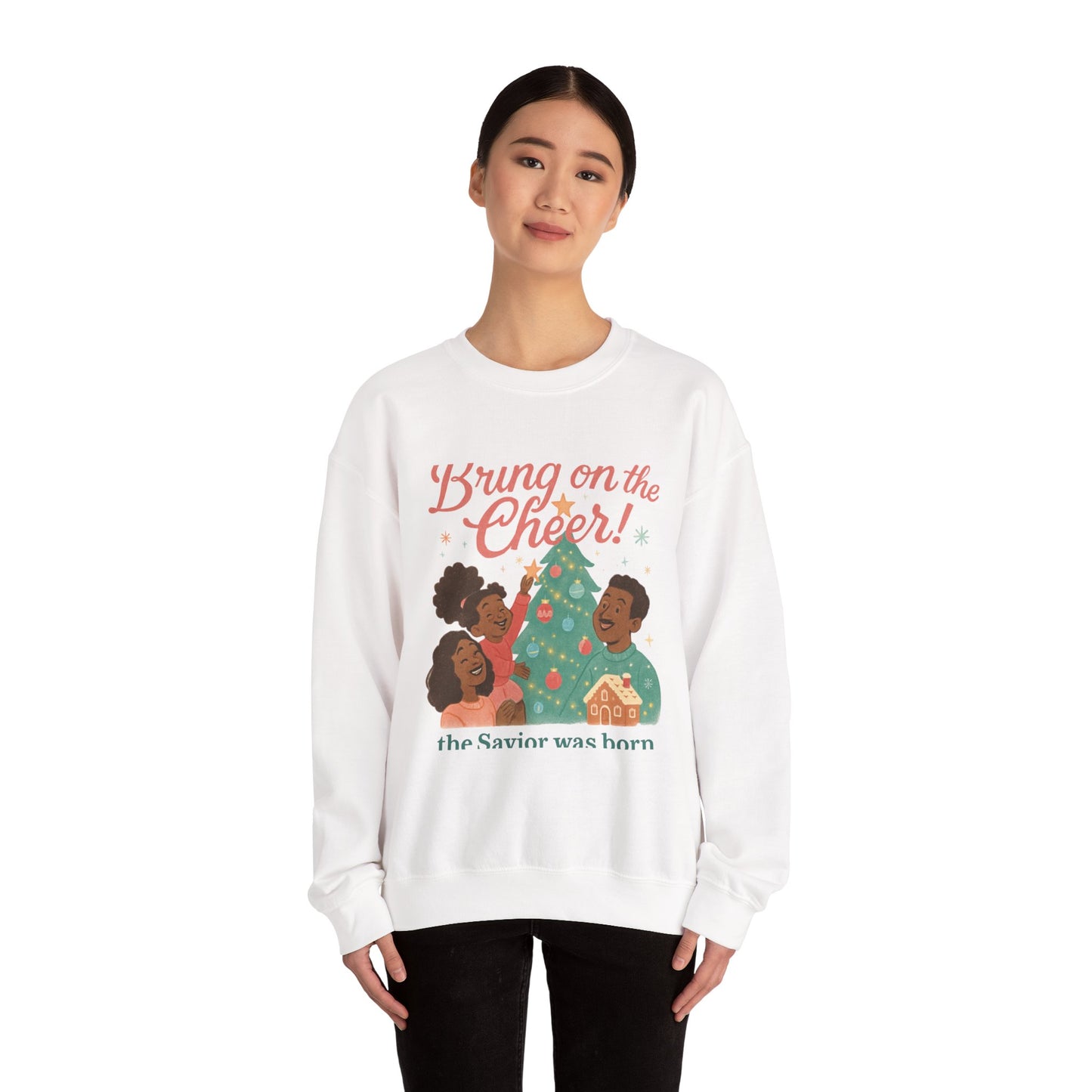 Christmas Celebration Crewneck Sweatshirt - Joyful Thanksgiving Remembrance