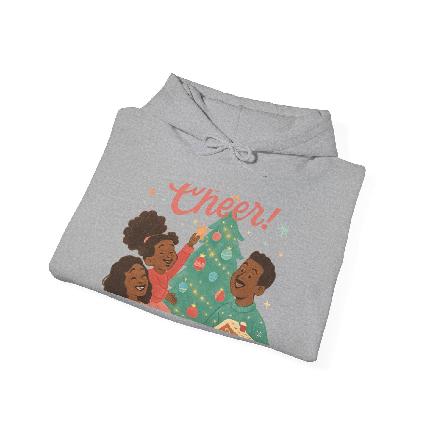 Family Decorating Christmas Tree Hoodie | Holiday Cheer Kids & Adults