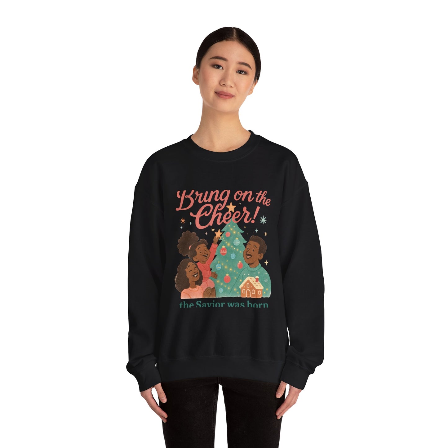 Christmas Celebration Crewneck Sweatshirt - Joyful Thanksgiving Remembrance