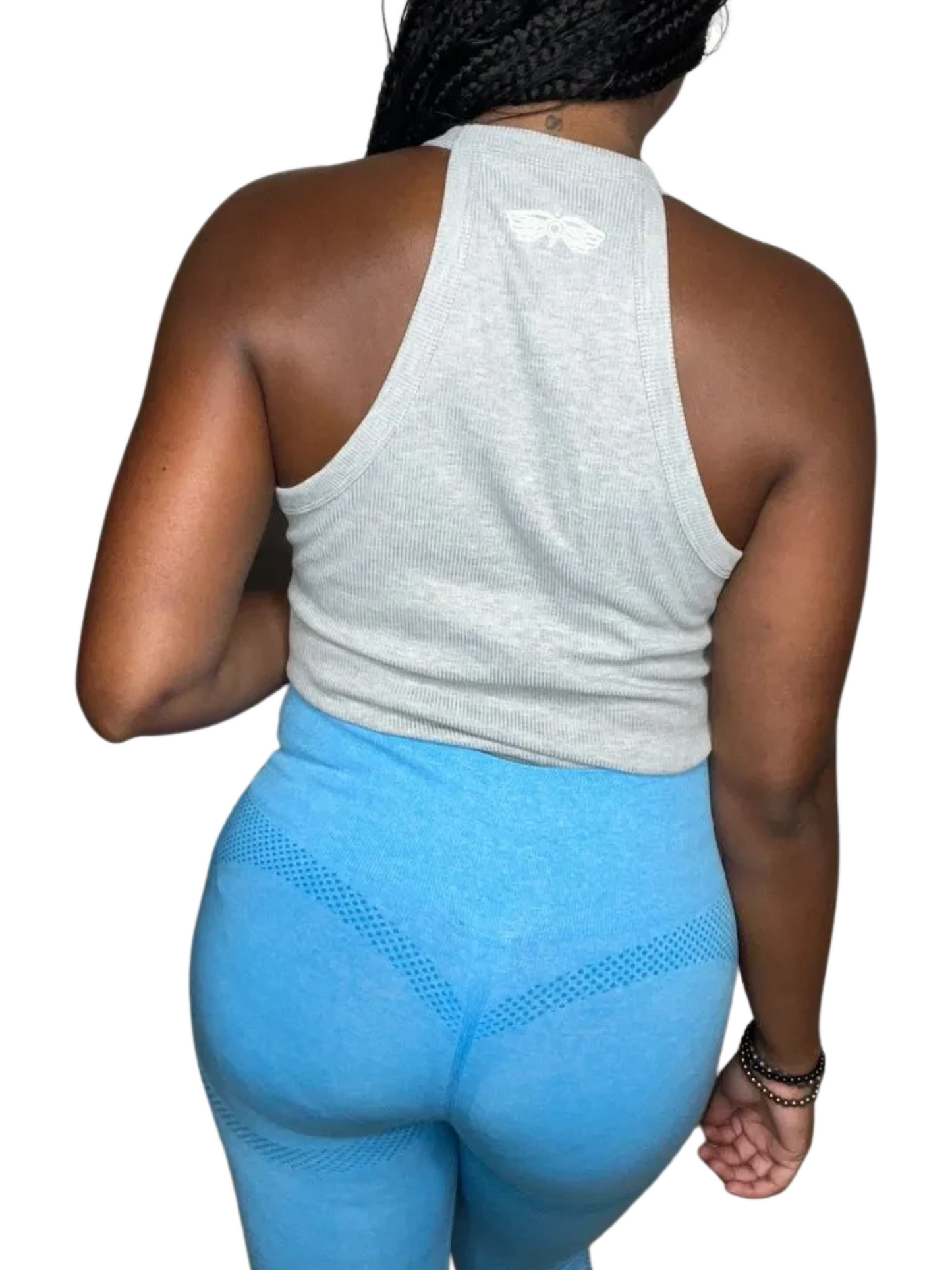 Multi-color Tank Tops: Round neck, Knitted, and breathable
